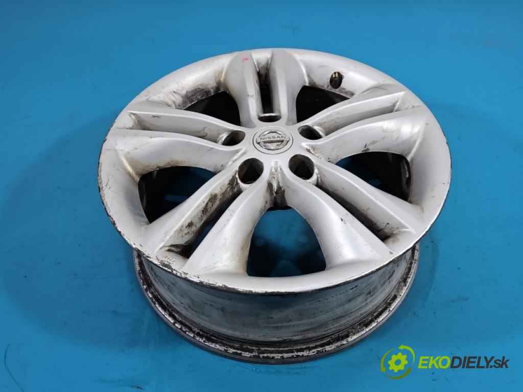 Nissan Qashqai I J10 2006-2013 1.6 16V 114 hp manual 84 kW 1598 cm3 5- Felga hliník 17" komplet
