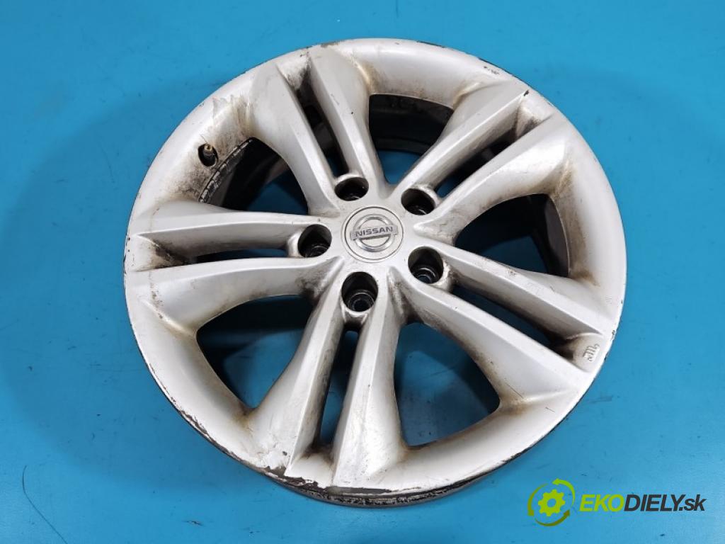 Nissan Qashqai I J10 2006-2013 1.6 16V 114 hp manual 84 kW 1598 cm3 5- Felga hliník 17" komplet