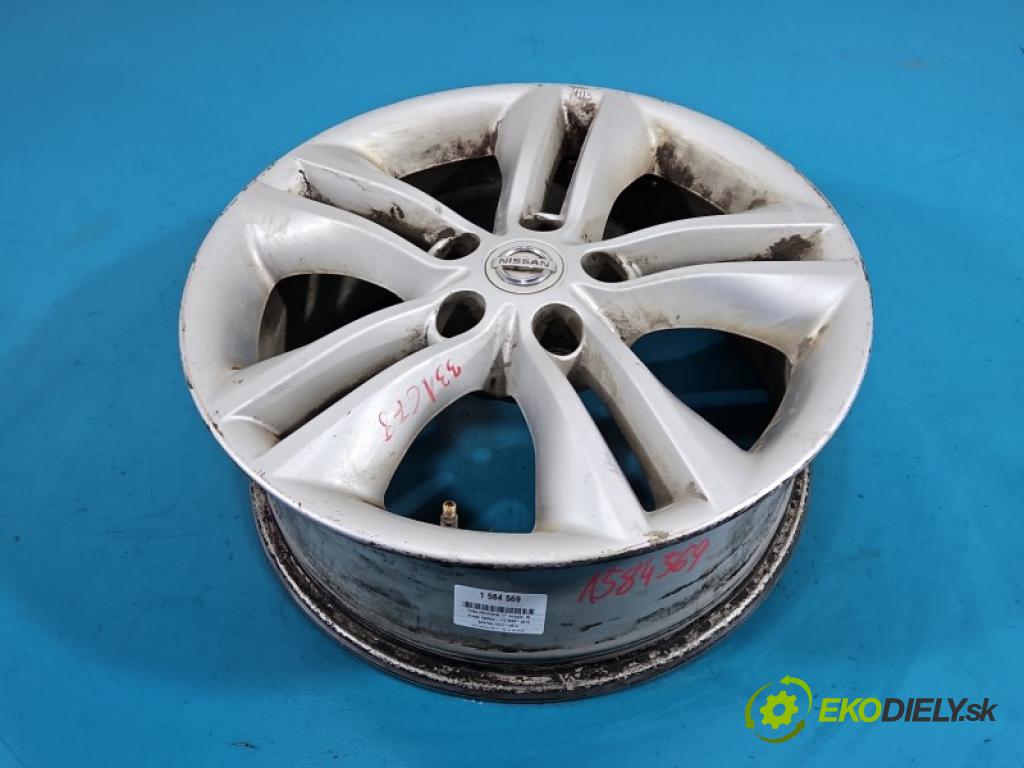 Nissan Qashqai I J10 2006-2013 1.6 16V 114 hp manual 84 kW 1598 cm3 5- Felga hliník 17" komplet