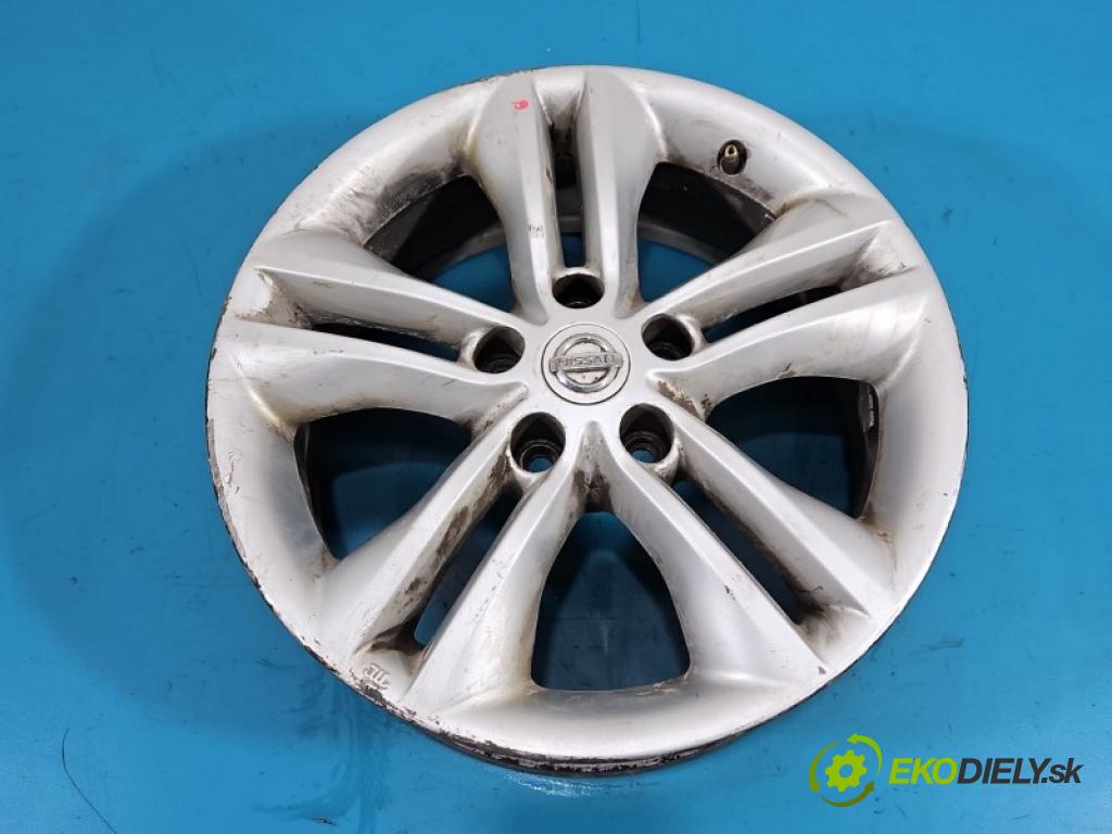 Nissan Qashqai I J10 2006-2013 1.6 16V 114 hp manual 84 kW 1598 cm3 5- Felga hliník 17" komplet