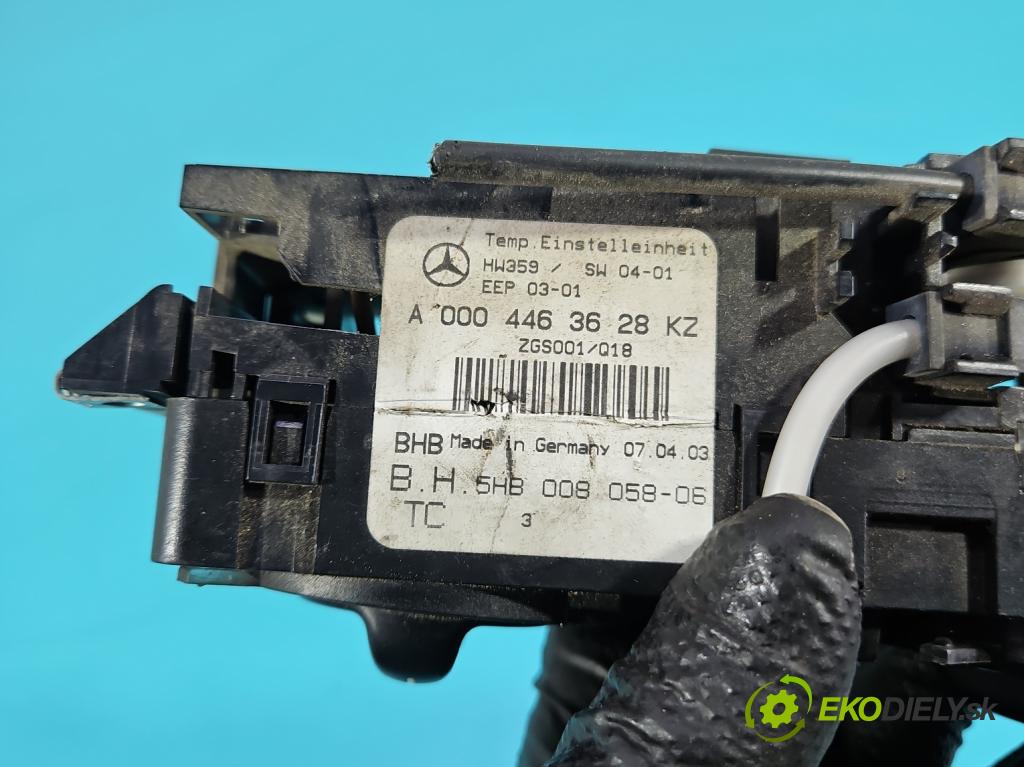 Mercedes Vito W638 1996-2003 2.2 cdi 82 HP manual 60 kW 2148 cm3 5- panel kúrenia A0004463628KZ