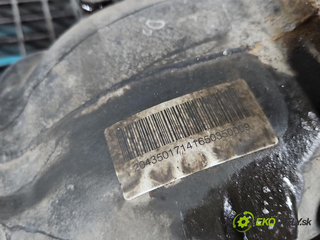 Mercedes C W204 2007-2014 2.2 CDI 136 HP manual 100 kW 2148 cm3 4- Most: zadní: 2043501714