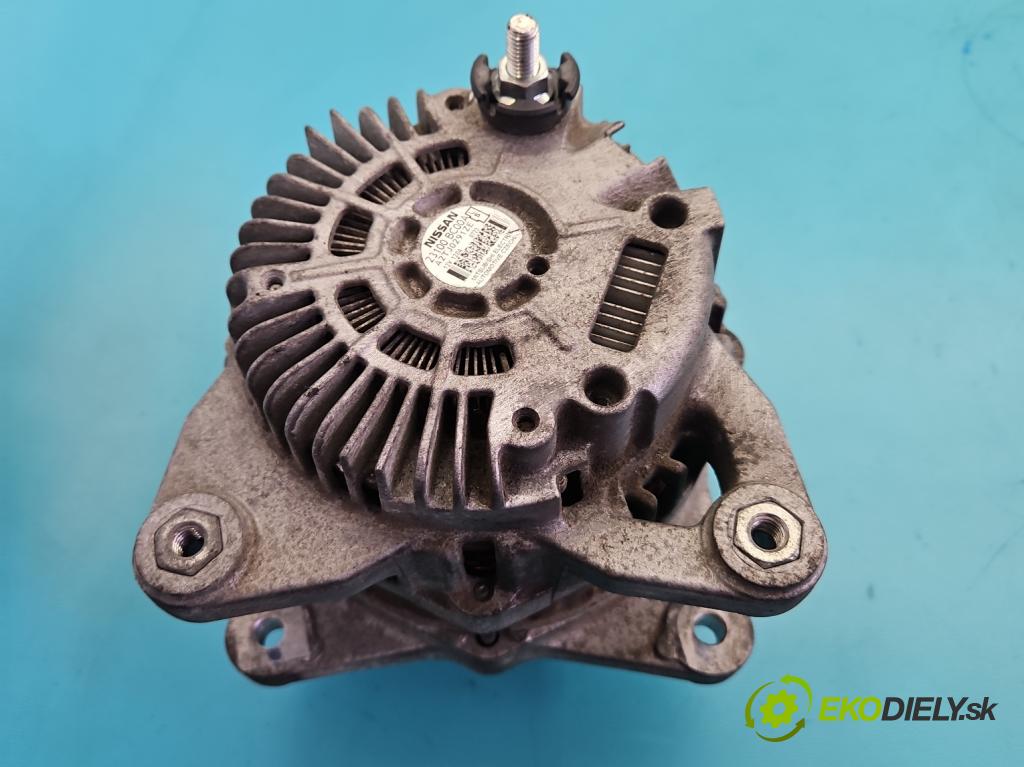 Nissan Qashqai I J10 2006-2013 1.6 16V 114 HP manual 84 kW 1598 cm3 5- Alternator 23100BC00A (Alternátor)