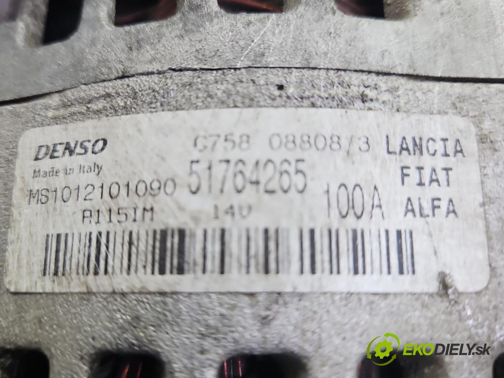 Fiat Bravo II 2007-2014 1.6 jtd 120 HP manual 88 kW 1598 cm3 5- Alternator 51764265 (Alternátor)