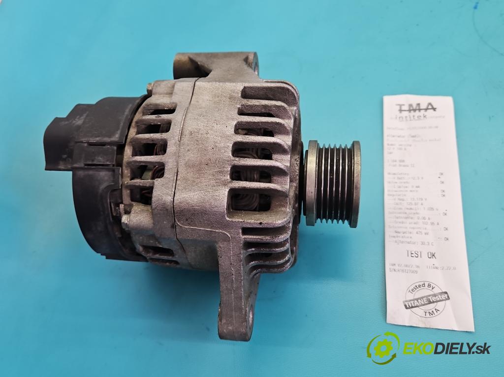 Fiat Bravo II 2007-2014 1.6 jtd 120 HP manual 88 kW 1598 cm3 5- Alternator 51764265 (Alternátor)