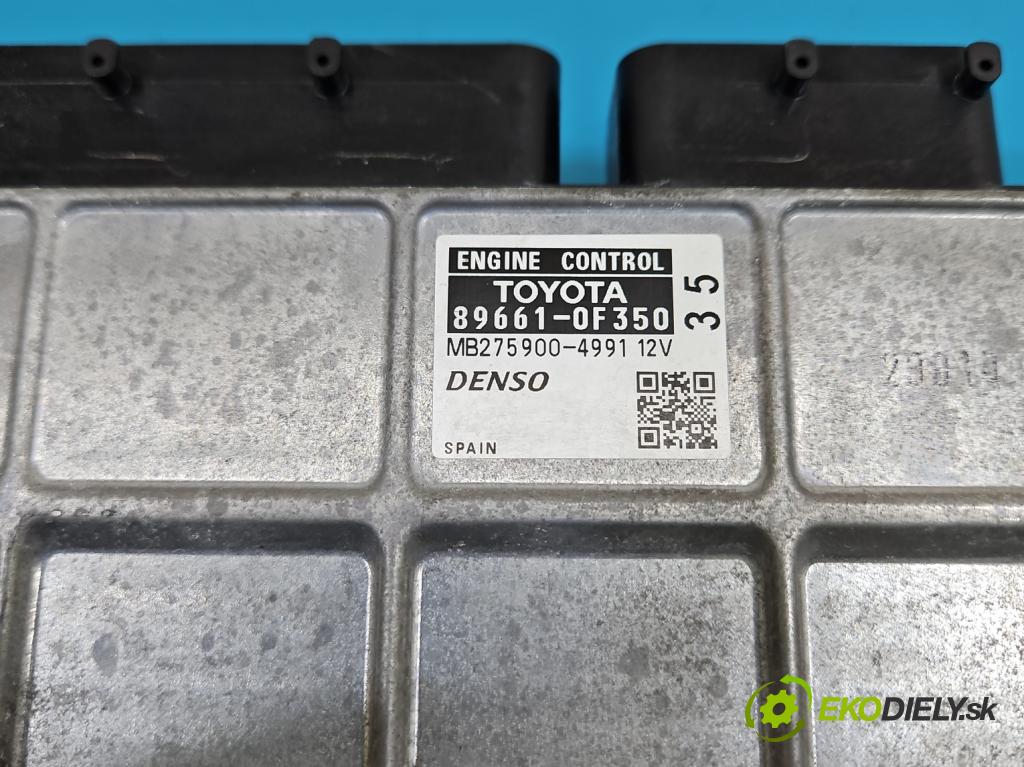 Toyota Verso 2009-2018 2.0 D4D 125 HP manual 92 kW 1998 cm3 5- riadiaca jednotka motora 89661-0F350
