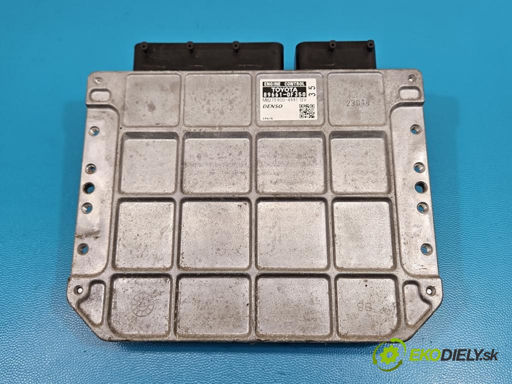 Toyota Verso 2009-2018 2.0 D4D 125 HP manual 92 kW 1998 cm3 5- riadiaca jednotka motora 89661-0F350