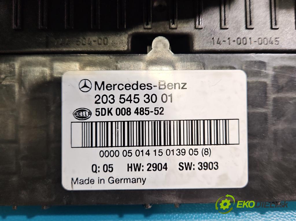 Mercedes C W203 2000-2007 2.2 cdi 122 HP automatic 90 kW 2148 cm3 5- riadiaca jednotka ostatné 5DK008485-52