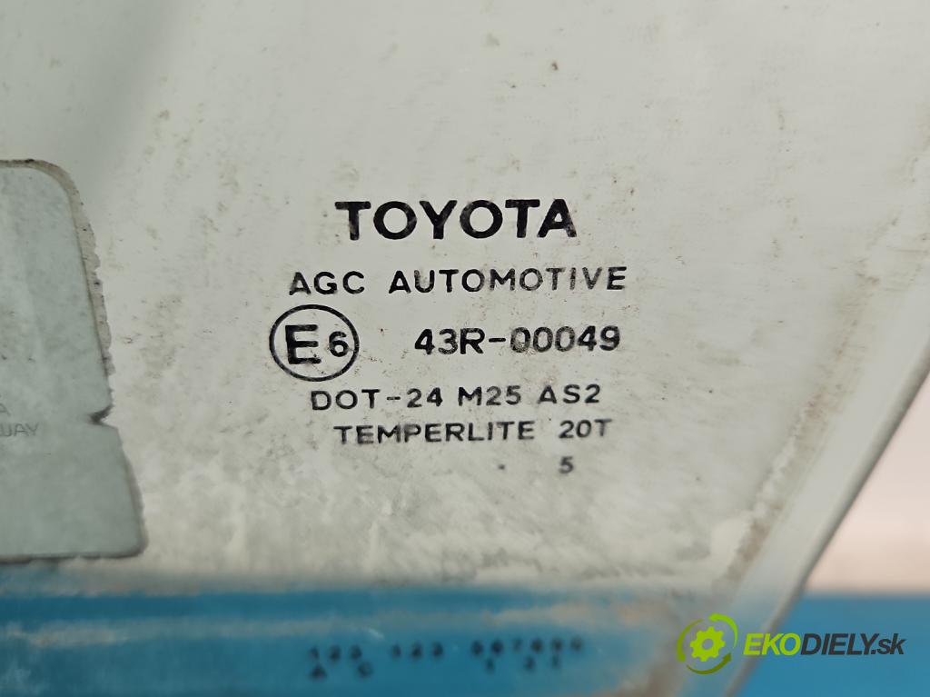 Toyota Auris II 2012-2018 1.6 16V 132  HP manual 97 kW 1598 cm3 5- sklo dvere predné ľavé