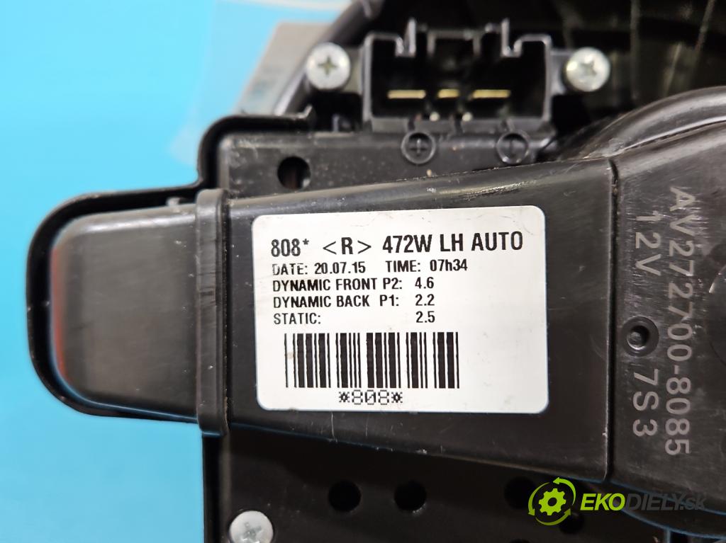 Toyota Auris II 2012-2018 1.6 16V 132  HP manual 97 kW 1598 cm3 5- ventilátor vzduchu AV272700-8085