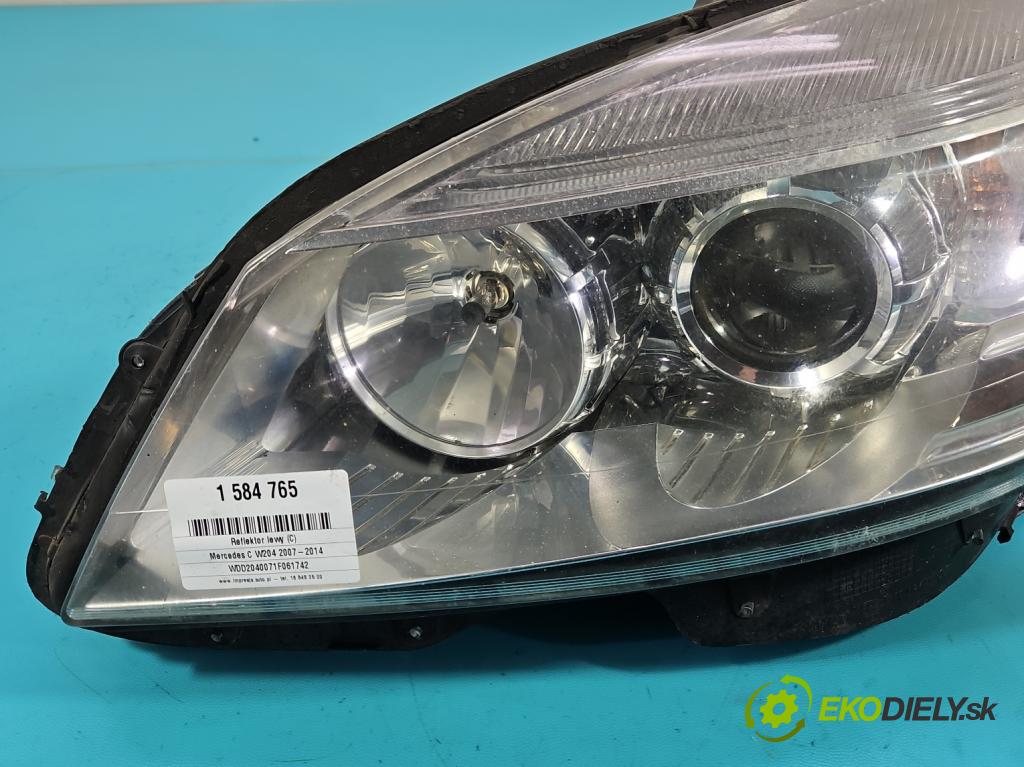 Mercedes C W204 2007-2014 2.2 CDI 136 HP manual 100 kW 2148 cm3 4- Reflektor: ľavý A2048200161 (Kľučka dverí ostatné)