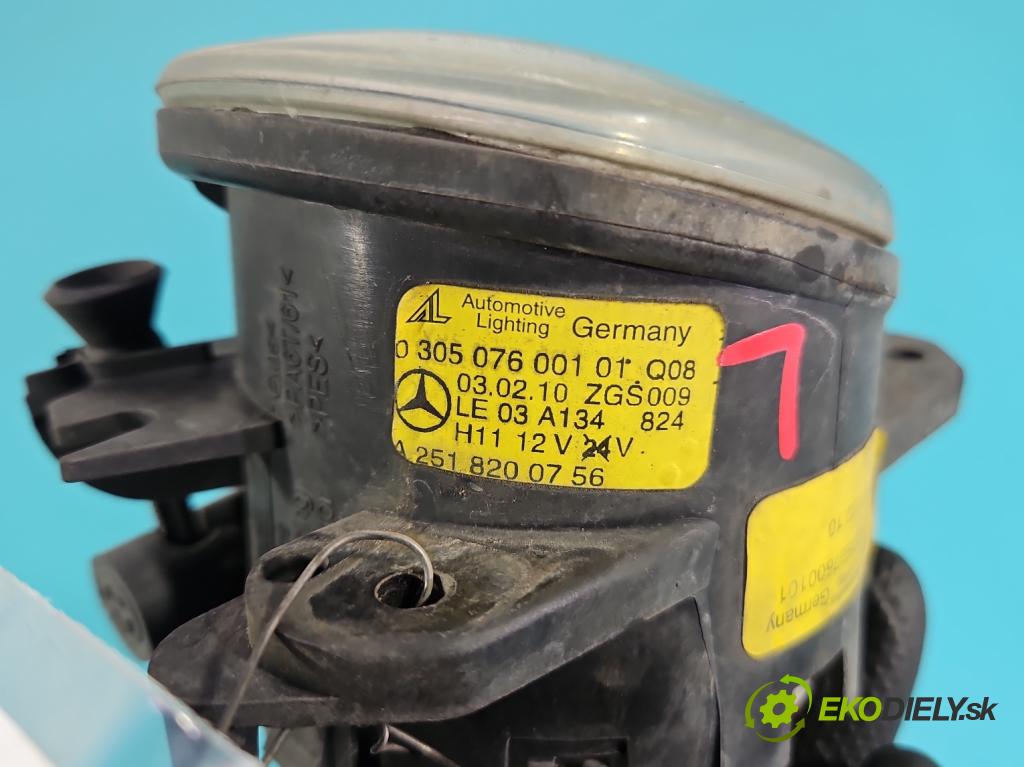 Mercedes C W204 2007-2014 2.2 CDI 136 HP manual 100 kW 2148 cm3 4- Halogen ľavý A2518200756 (Kľučka dverí ostatné)