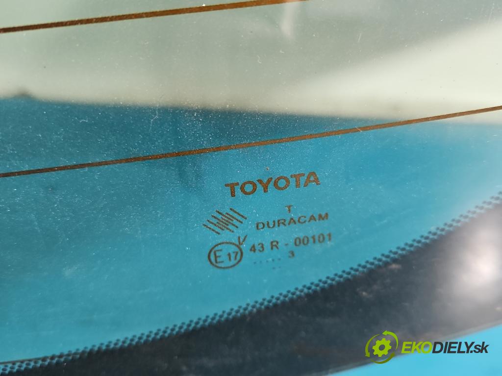 Toyota Verso 2009-2018 2.0 D4D 125 HP manual 92 kW 1998 cm3 5- sklo zadná  (Sklo zadné)