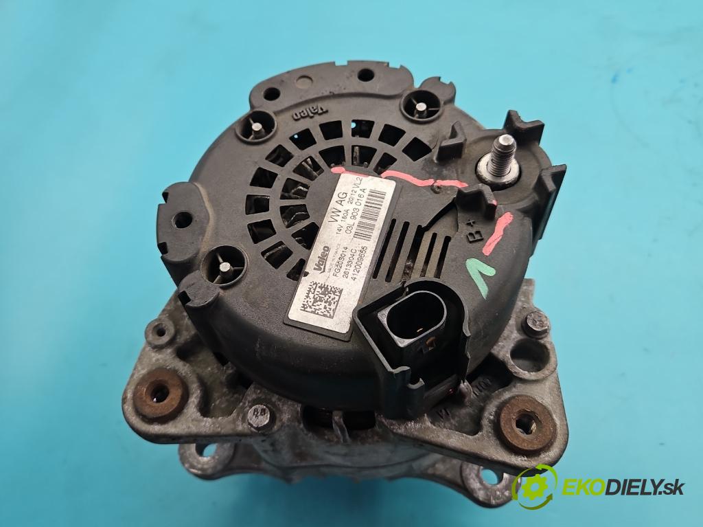 Audi A6 C7 2011-2018 2.0 tdi 177 HP automatic 130 kW 1968 cm3 5- Alternator 03L903016A (Alternátor)