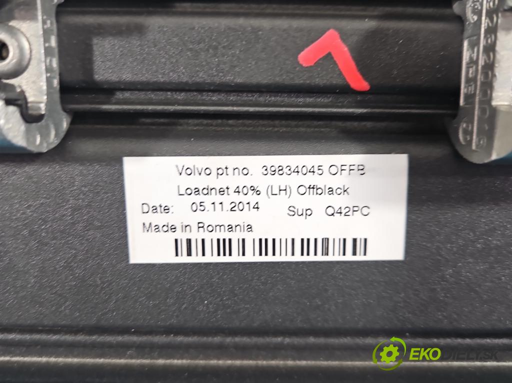 Volvo V70 III 2007-2016 2.0 D4 181KM manual 133 kW 1969 cm3 5- roleta 39834045 (Roleta kufra)