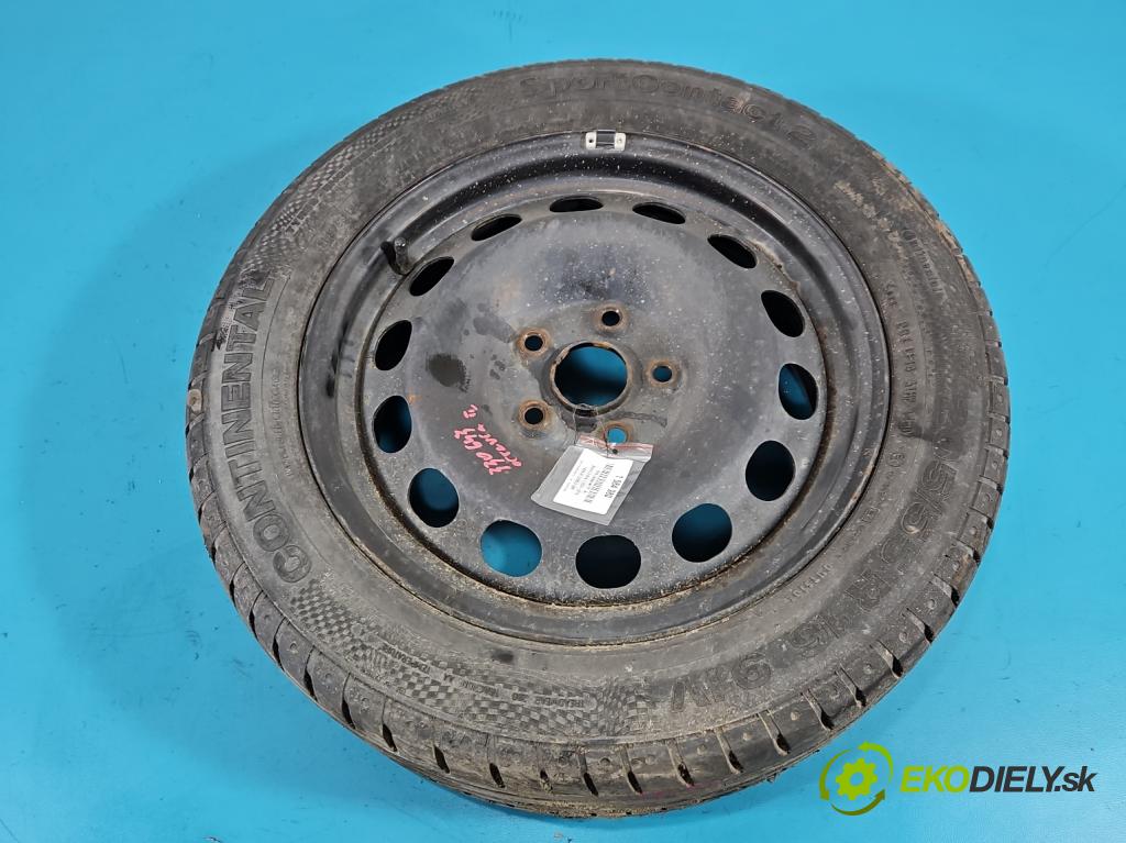 Skoda Octavia II 2004-2013 1.9 tdi 105 HP manual 77 kW 1896 cm3 5- koleso rezervne 16