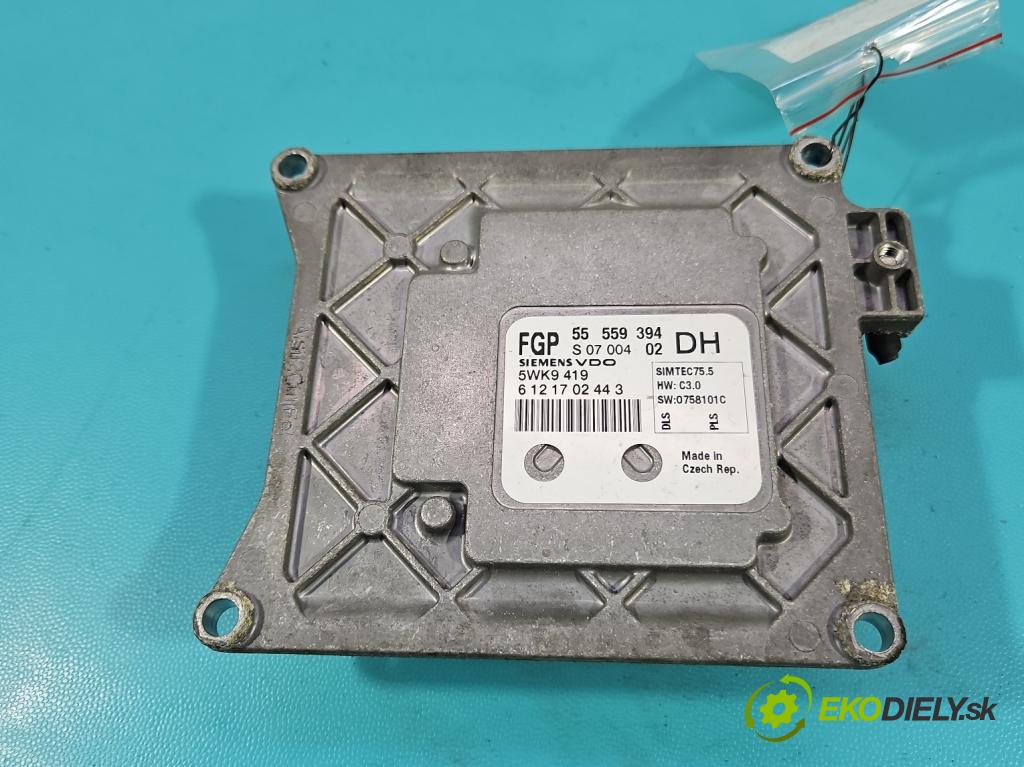 Opel Astra III 2004-2014 1.6 16V 116 HP manual 85 kW 1598 cm3 5- riadiaca jednotka motora 55559394