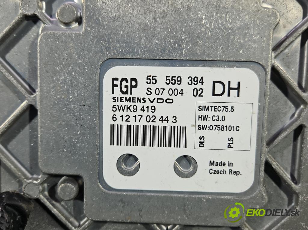 Opel Astra III 2004-2014 1.6 16V 116 HP manual 85 kW 1598 cm3 5- riadiaca jednotka motora 55559394