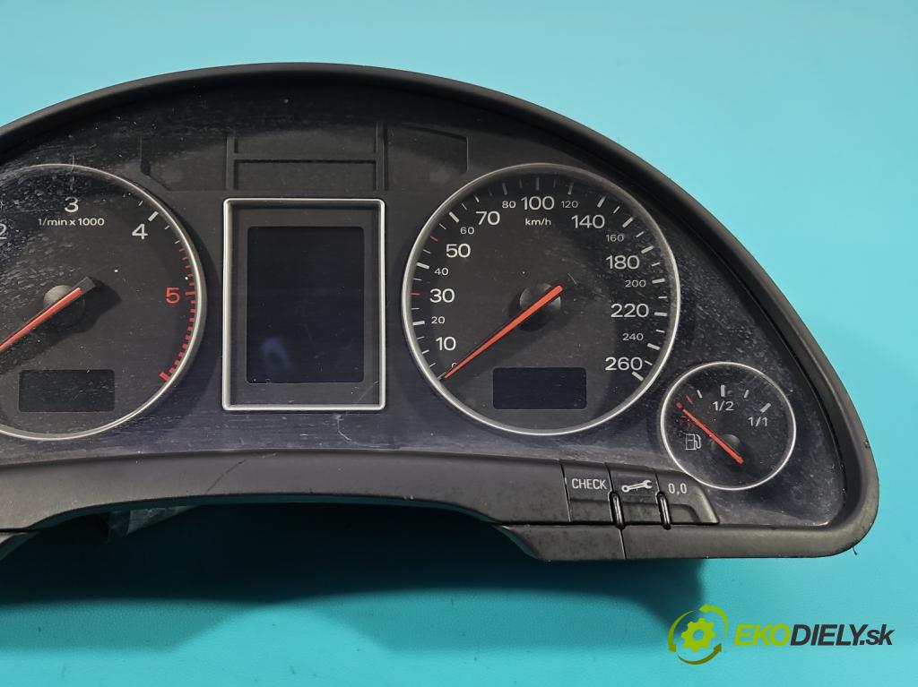 Audi A4 B6 2000-2004 1.9 tdi 131 HP manual 96 kW 1896 cm3 5- prístrojovka/ budíky 0263626035 (Prístrojová doska)