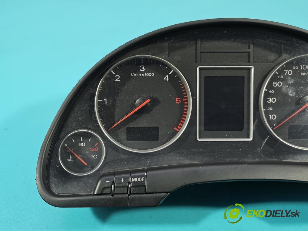 Audi A4 B6 2000-2004 1.9 tdi 131 HP manual 96 kW 1896 cm3 5- prístrojovka/ budíky 0263626035 (Prístrojová doska)