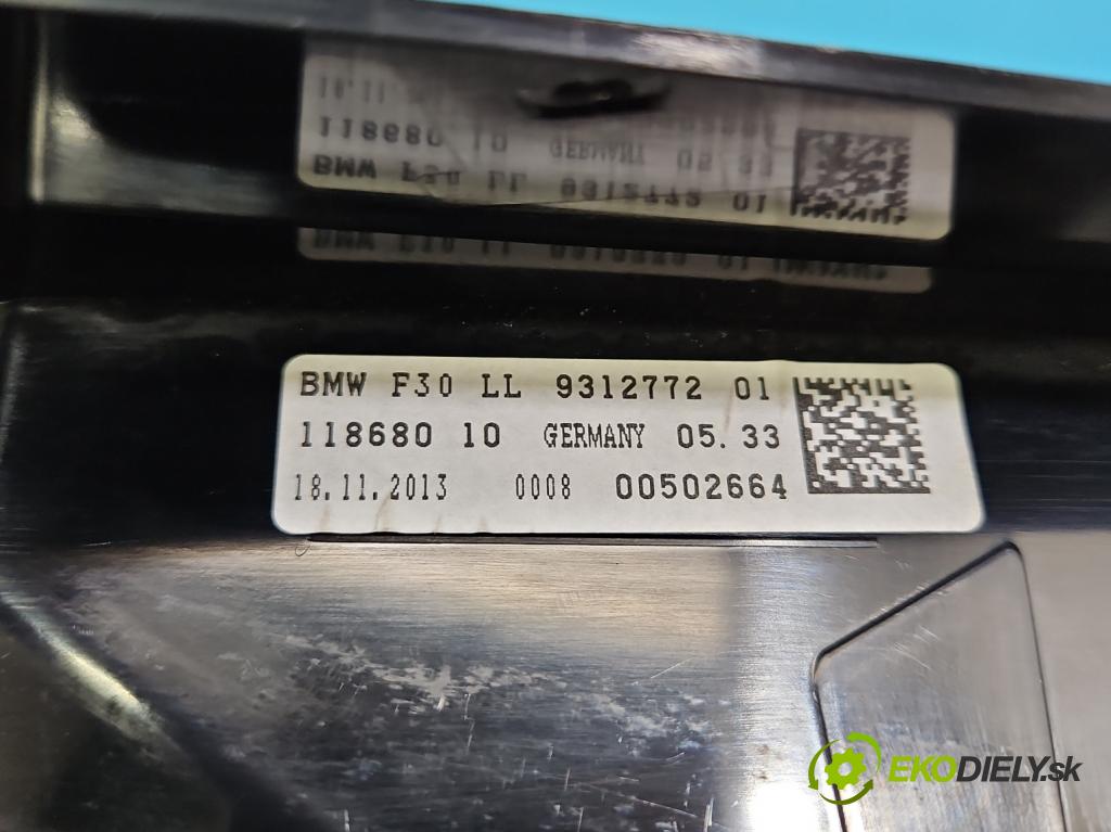 Bmw 3 F30 2011-2018 2.0d 184hp automatic 135 kW 1995 cm3 5- Zobrazit: 9312772 (Prístrojová doska)