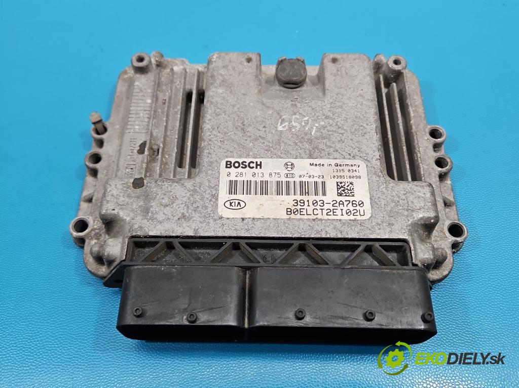 Kia Ceed I 2006-2012 1.6 crdi 90 HP manual 66 kW 1582 cm3 5- riadiaca jednotka motora 0281013875