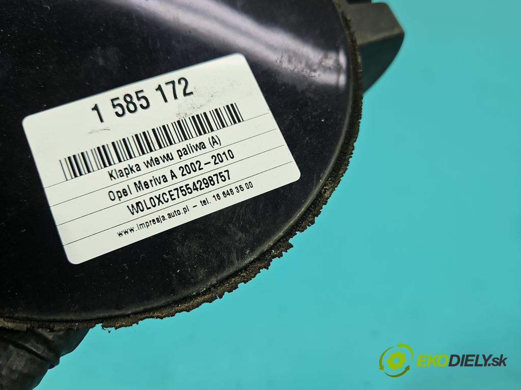 Opel Meriva A 2002-2010 1.3 cdti 69KM manual 51 kW 1248 cm3 5- Klapka nádrže palivo 468435664 (Kľučka dverí ostatné)