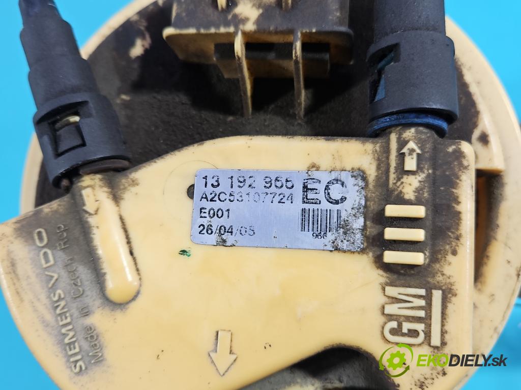 Opel Meriva A 2002-2010 1.3 cdti 69KM manual 51 kW 1248 cm3 5- čerpadlo palivo 13192966