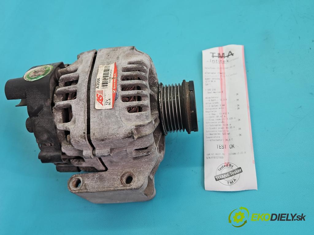 Opel Meriva A 2002-2010 1.3 cdti 69KM manual 51 kW 1248 cm3 5- Alternator  (Alternátor)