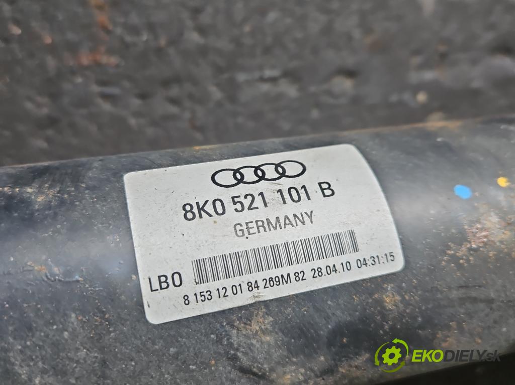 Audi A4 B8 2007-2015 2.0 TFSI 211KM automatic 155 kW 1984 cm3 5- Hřídel: zadné 8K0521101B (Kardaňový hriadeľ)