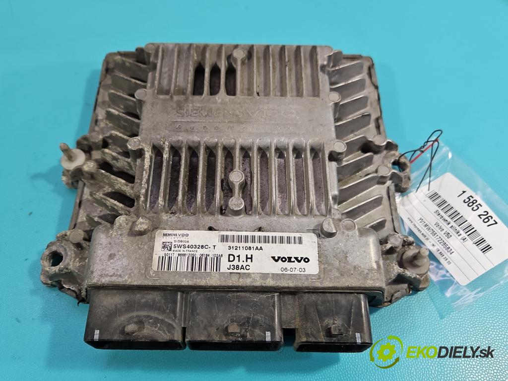 Volvo V50 2.0d 136 HP manual 100 kW 1997 cm3 5- riadiaca jednotka motora 31211081AA