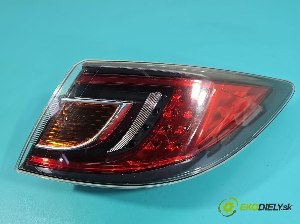 Mazda 6 II GH 2007-2012 2.2 citd 163 HP manual 120 kW 2184 cm3 5- svetlo / reflektor zadné pravé GS1F-51150 (Kľučka dverí ostatné)