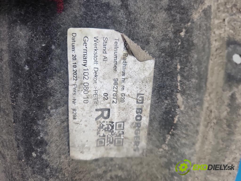 Bmw 3 G20 2018- 2.0 T 156 HP automatic 115 kW 1998 cm3 4- Blatník: zadné pravé 9627872