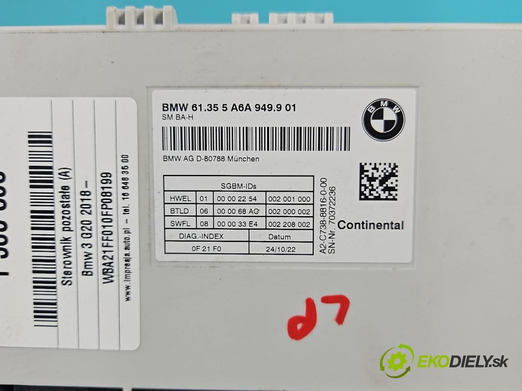 Bmw 3 G20 2018- 2.0 T 156 HP automatic 115 kW 1998 cm3 4- riadiaca jednotka ostatné 949901