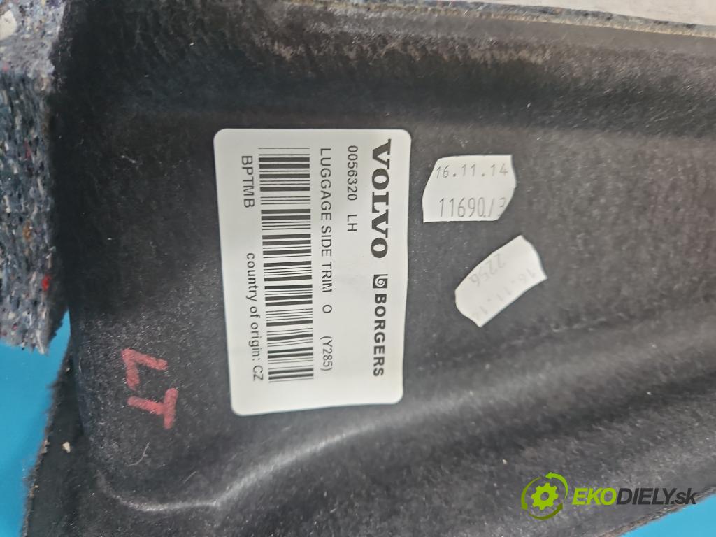 Volvo V70 III 2007-2016 2.0 D4 181KM manual 133 kW 1969 cm3 5- Tapacír: kufra: levé 39836000