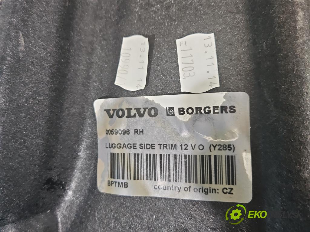 Volvo V70 III 2007-2016 2.0 D4 181KM manual 133 kW 1969 cm3 5- Čalounictví: kufra: pravé 39836012