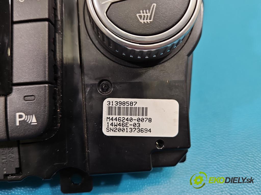 Volvo V70 III 2007-2016 2.0 D4 181KM manual 133 kW 1969 cm3 5- panel kúrenia 31398587
