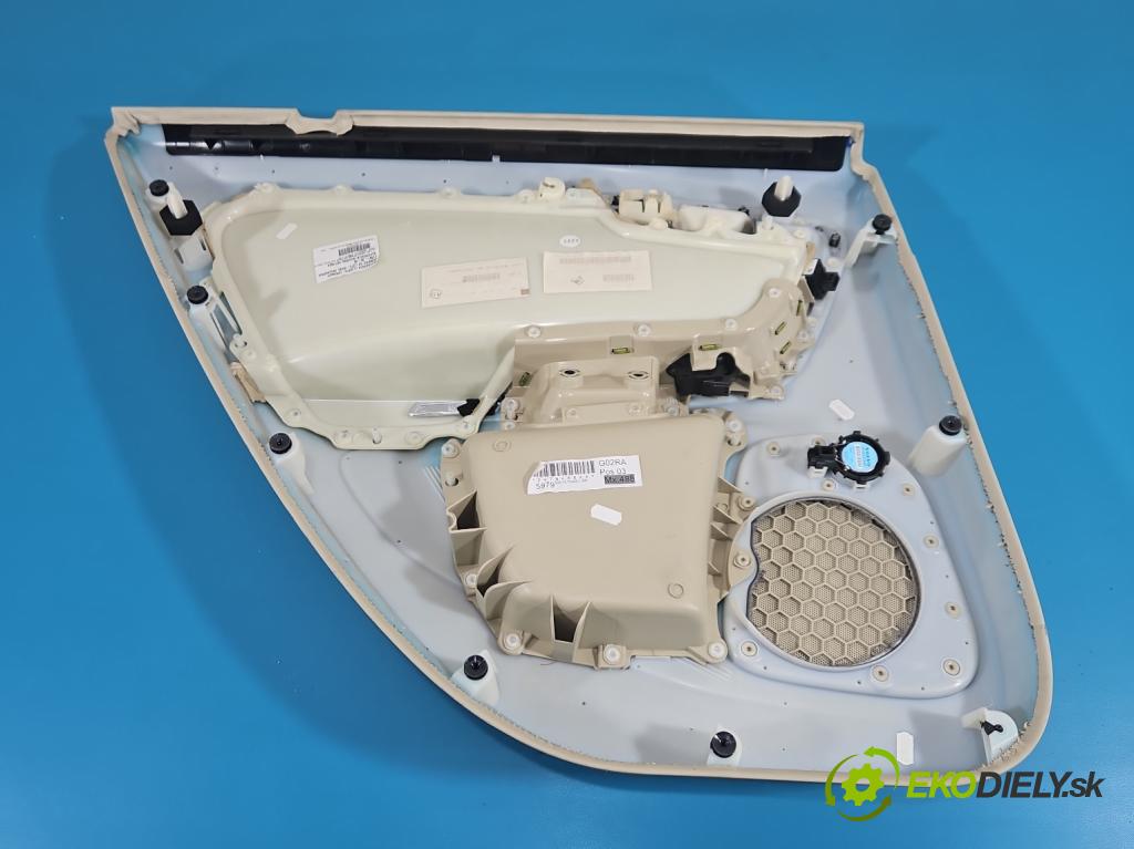 Volvo S60 II 2010-2018 2.5 T5 250 HP automatic 184 kW 2497 cm3 4- Čalounictví: dvere zadné pravé 1302150