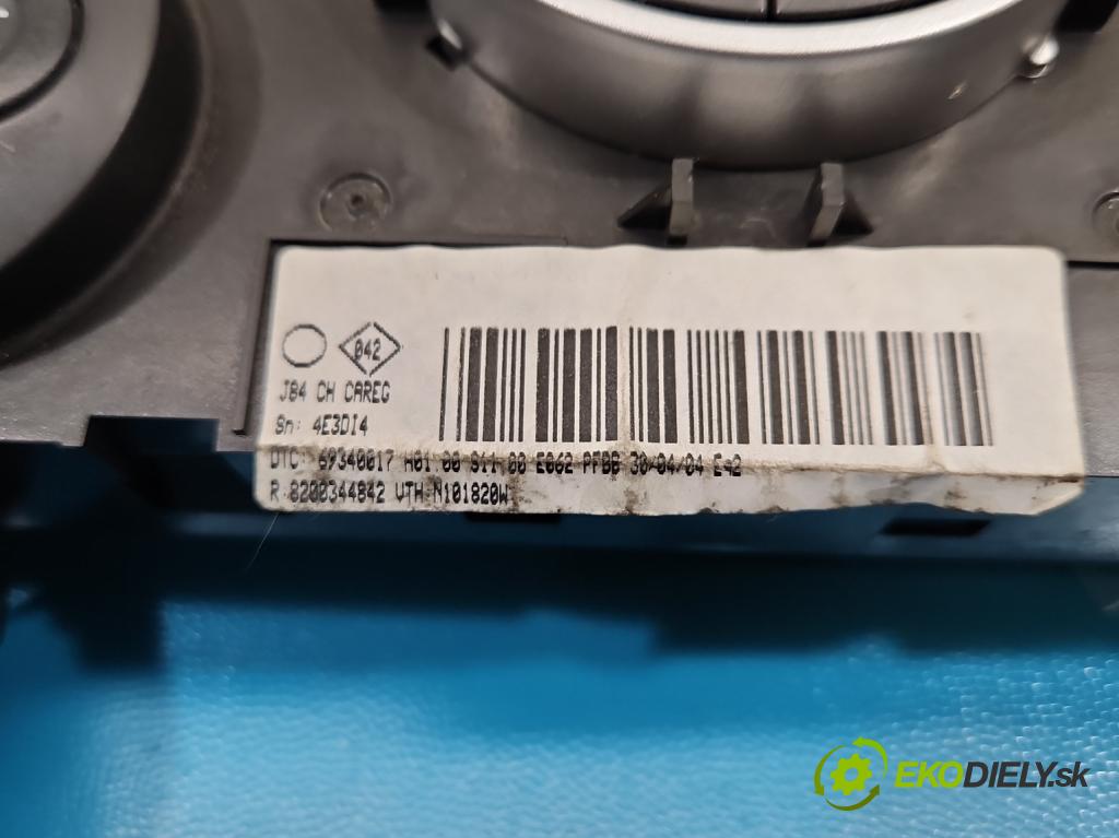 Renault Scenic II 2003-2009 1.6 16V 113 HP manual 83 kW 1598 cm3 5- panel kúrenia 8200344842