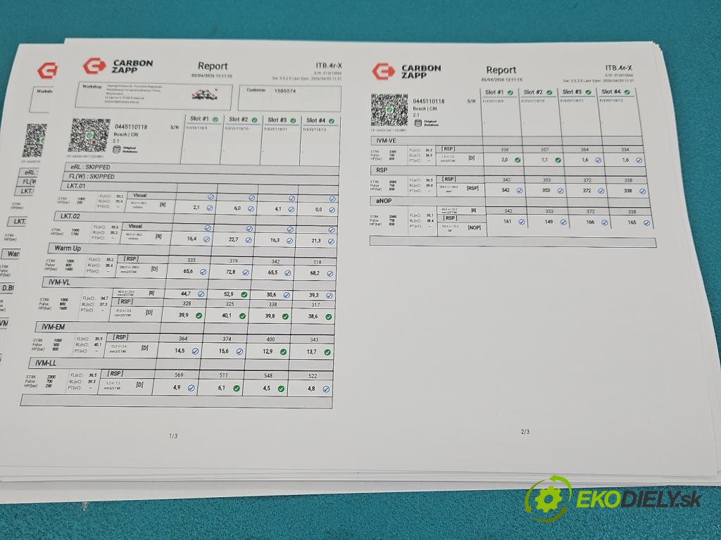 Opel Astra II 1998-2009 1.7 cdti 80 HP manual 59 kW 1686 cm3 5- vstrek komplet 0445110118