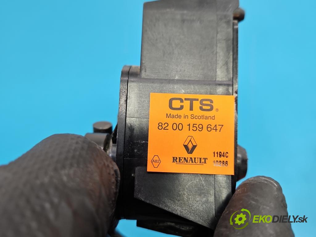 Renault Scenic II 2003-2009 1.6 16V 113 HP manual 83 kW 1598 cm3 5- pedal plyn potenciometr: 8200159647