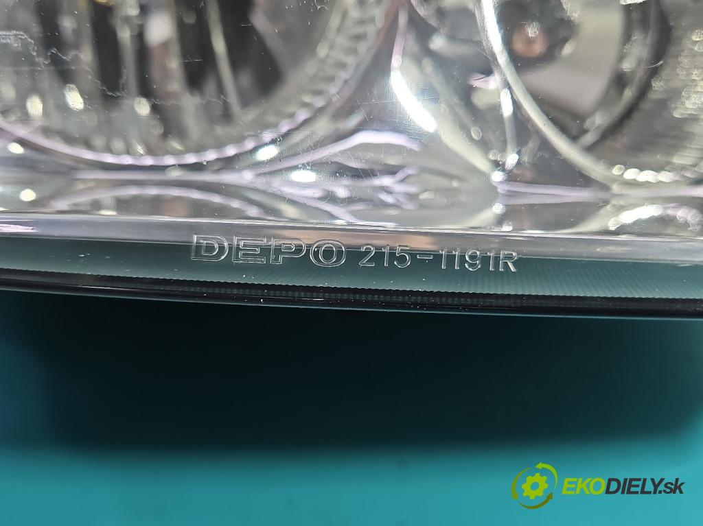 Nissan Primera P12 2001-2007 1.8 16V 116 HP manual 85 kW 1769 cm3 5- Reflektor: pravý  (Svetlo predné pravé)