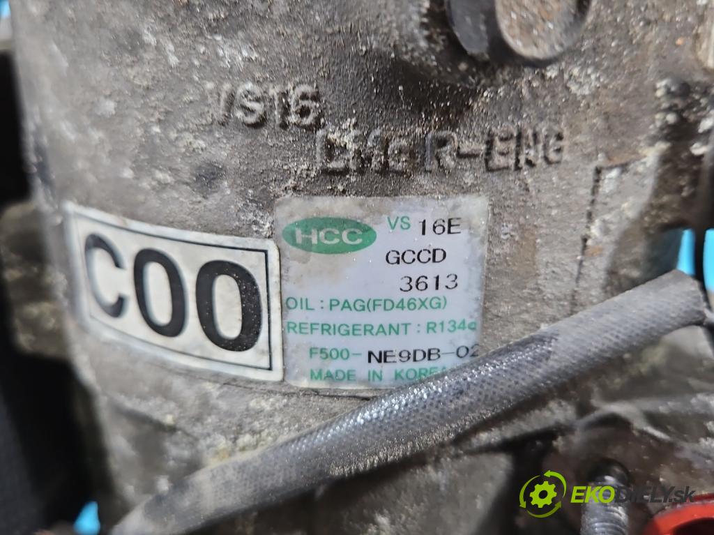 Hyundai Ix35 2.0 crdi 184hp manual 135 kW 1995 cm3 5- Kompresor: klimatizácie F500-NE9DB-02 (Kompresor klimatizácie)