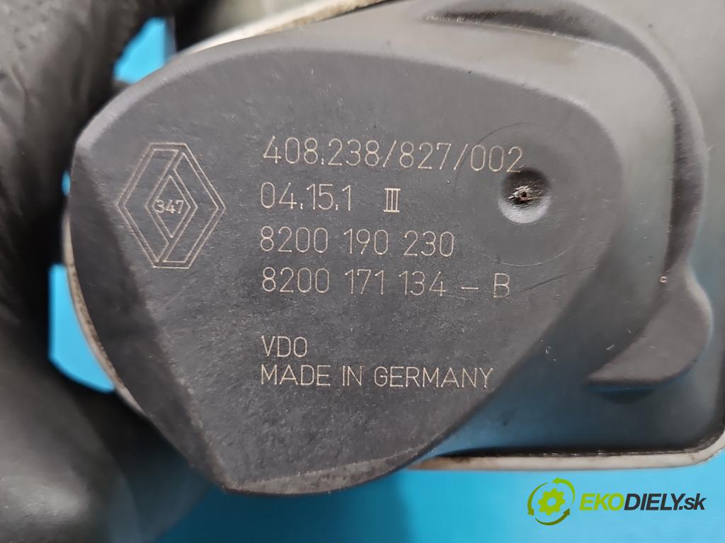 Renault Scenic II 2003-2009 1.6 16V 113 HP manual 83 kW 1598 cm3 5- klapka 8200190230 (Škrtiaca klapka)