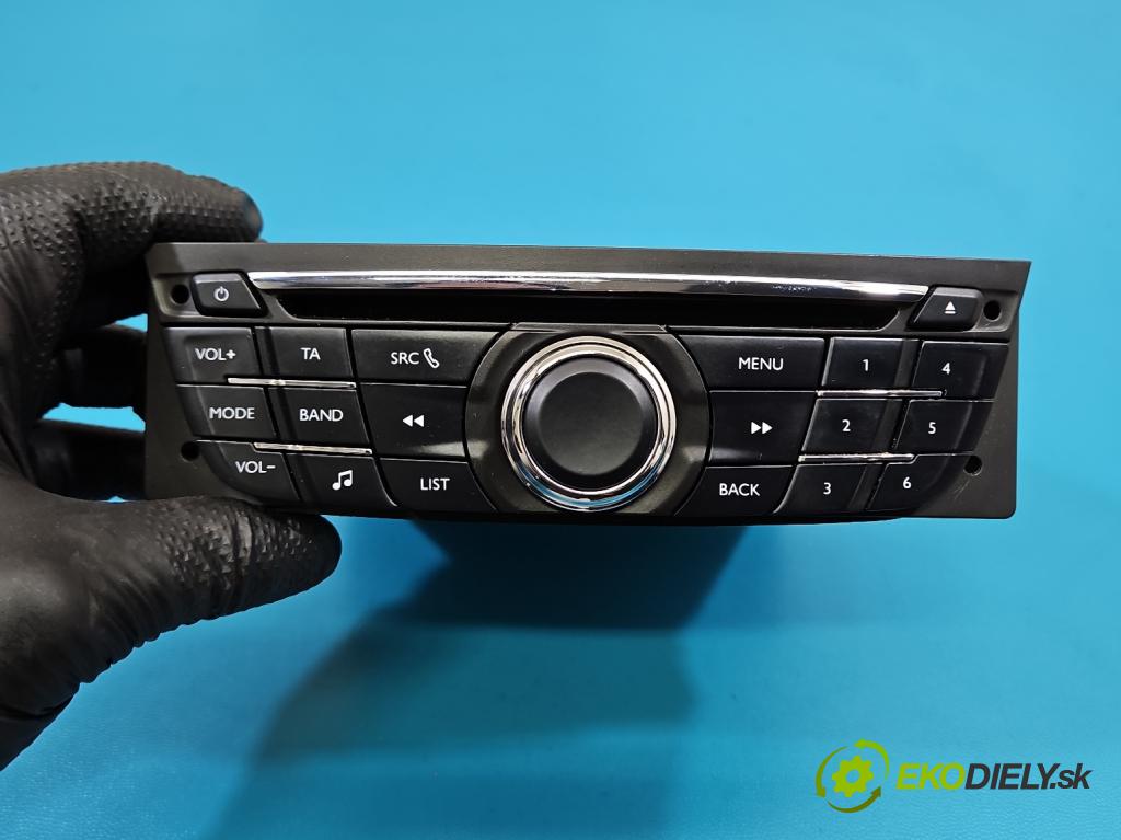 Peugeot 301 1.6 hdi 99 HP manual 73 kW 1560 cm3 4- Radio originál 98134281ZD