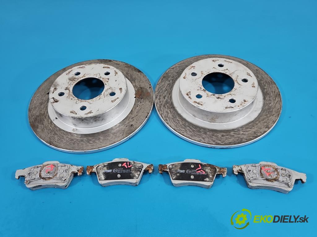 Nissan Primera P12 2001-2007 1.8 16V 116 HP manual 85 kW 1769 cm3 5- Štíty: brzdové zadné 