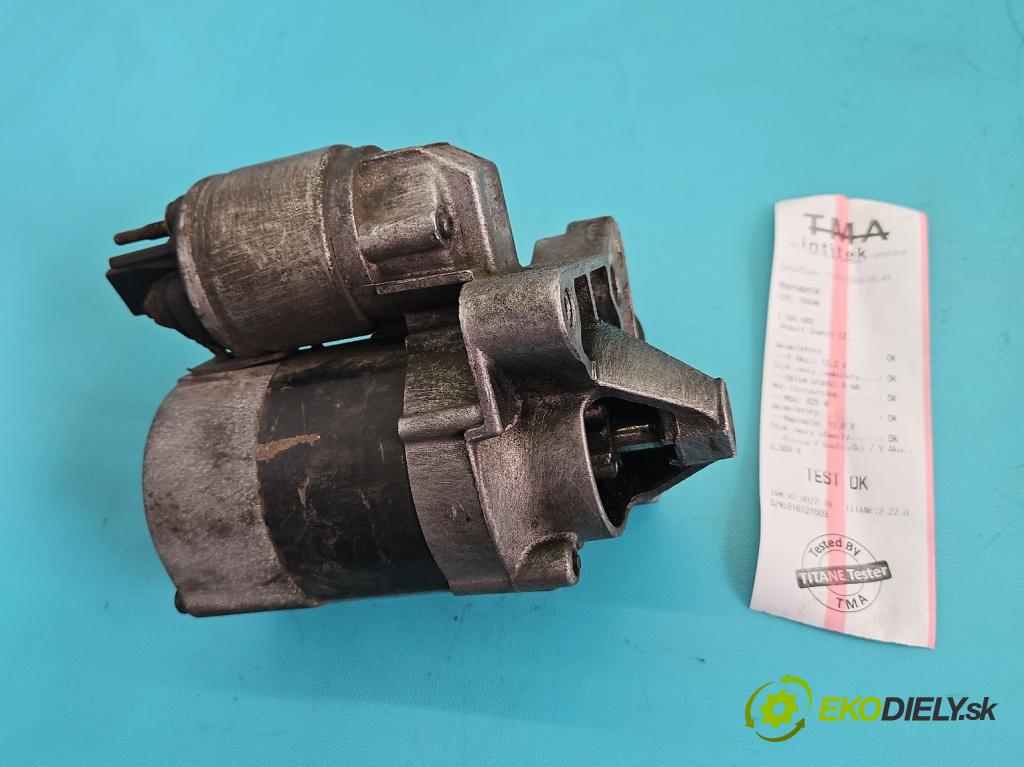 Renault Scenic II 2003-2009 1.6 16V 113 HP manual 83 kW 1598 cm3 5- štartér  (Štartér)