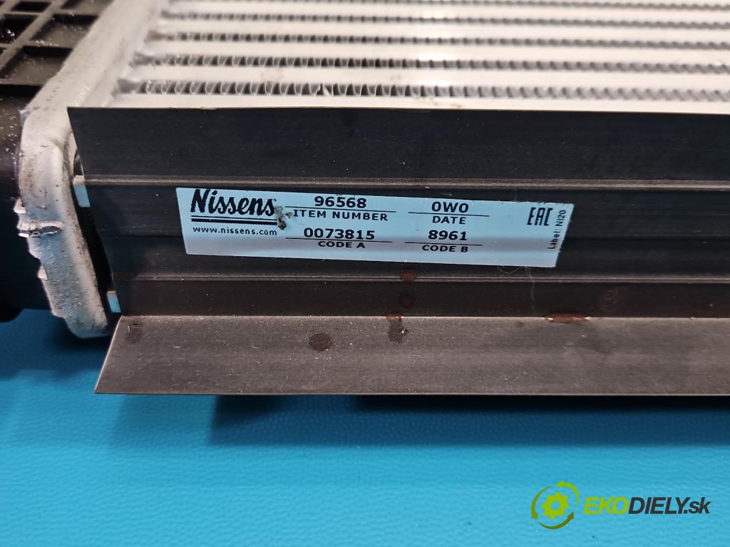 Vw Golf VI 2008-2013 1.6 tdi CAY 105 HP manual 77 kW 1598 cm3 5- Intercooler 0073815 (Intercooler (chladič nasávaného vzduchu))