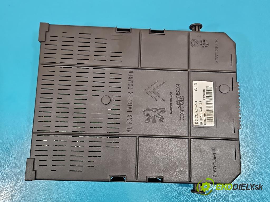 Peugeot 407 1.8 16V 125 HP manual 92 kW 1749 cm3 5- riadiaca jednotka motora IAW 6LPB