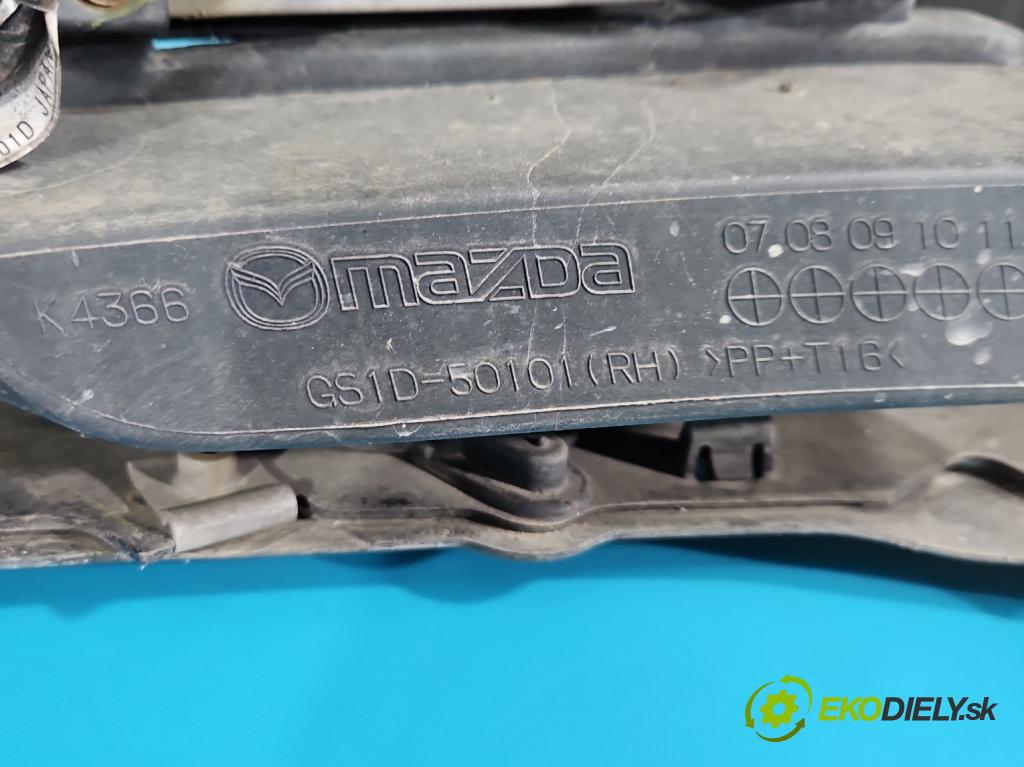 Mazda 6 II GH 2007-2012 2.2 citd 163 hp manual 120 kW 2184 cm3 5- nárazník přední  (Klika dveří ostatní)